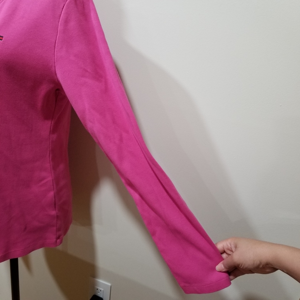 TOMMY HILFIGER V-Neck Sweater Color Pink, SIZE XL/TG. - Picture 5 of 14